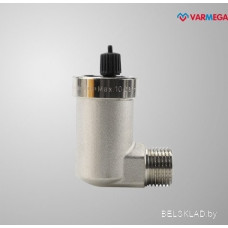 Запорная арматура Varmega Автоматический воздухоотводчик 1/2", угловой, вертикальный выпуск VM13101