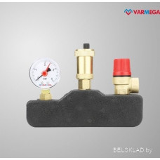 Запорная арматура Varmega Группа безопасности котла 1", латунь, с термоизоляцией VM16011