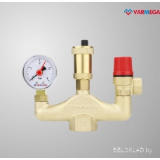 Запорная арматура Varmega Группа безопасности котла 1", латунь VM16001