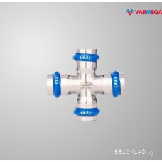 Фитинг Varmega Крестовина раструбная Inox Press 28x28x28x28 VM724002828
