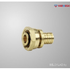Фитинг Varmega Муфта евроконус с накидной гайкой Slide-fit 16x3/4"EK VM51711