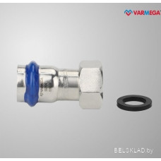 Фитинг Varmega Муфта раструбная Inox Press с накидной гайкой 28x3/4" VM709002805