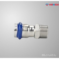 Фитинг Varmega Муфта раструбная Inox Press с наружной резьбой 22x1/2" VM706002204