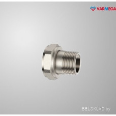 Фитинг Varmega Соединитель переходной с НГ ВР-НР 3/4" x 1/2", с плоским уплотнением VMTF58-N000504