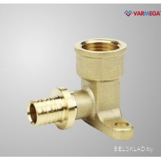 Фитинг Varmega Угол настенный с внутренней резьбой Slide-fit 16x1/2", аксиальный VM51611