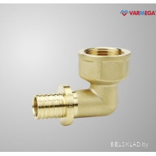 Фитинг Varmega Угол с внутренней резьбой Slide-fit 20x3/4", аксиальный VM51514