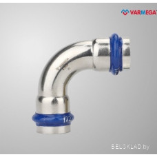 Фитинг Varmega Угольник 90° двухраструбный Inox Press 35x35 VM710003535