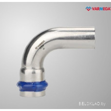 Фитинг Varmega Угольник 90° однораструбный Inox Press 28x28a VM711002828