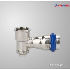 Фитинг Varmega Водорозетка раструбная Inox Press с внутренней резьбой 15x1/2" VM716001504