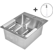 Кухонная мойка Wisent WS-34050/GER013 (с сифоном, дозатором и коландером)