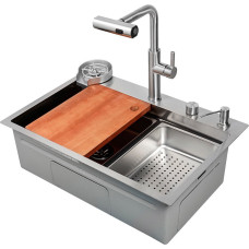 Кухонная мойка ARFEKA ECO AR 680*460 T SATIN