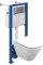 Унитаз подвесной Cersanit City Smart CO DPL EO Slim + VECTOR LP 64917