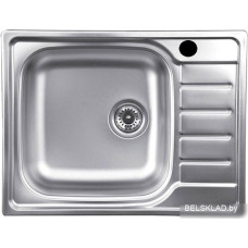 Кухонная мойка КромРус N-280 RUS чаша слева (без сифона)