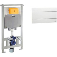 Инсталляция для унитаза OLI 80 Slim 600151+659041 (белый)