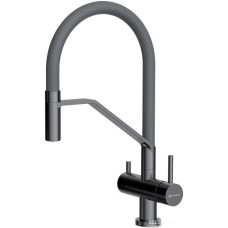 Смеситель Omoikiri Akeno-GM (вороненая сталь)