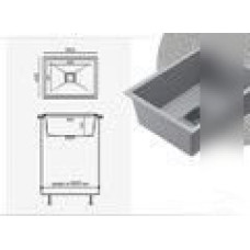 Кухонная мойка Polygran Blade 550 (серый)