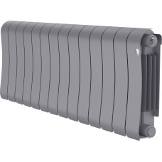 Биметаллический радиатор Royal Thermo Infinity 300 Silver Satin - 14 секций