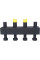SDG-0016-002502 STOUT Стальной распределительный коллектор 2 отопительных контура. В теплоизоляции DN 20