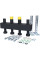 SDG-0016-002502 STOUT Стальной распределительный коллектор 2 отопительных контура. В теплоизоляции DN 20