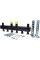 SDG-0016-002503 STOUT Стальной распределительный коллектор 3 отопительных контура. В теплоизоляции DN 20