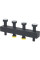 SDG-0016-004002 STOUT Стальной распределительный коллектор 2 отопительных контура. В теплоизоляции DN 25