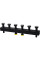 SDG-0016-004003 STOUT Стальной распределительный коллектор 3 отопительных контура. В теплоизоляции DN 25
