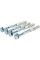 SDG-0016-004003 STOUT Стальной распределительный коллектор 3 отопительных контура. В теплоизоляции DN 25