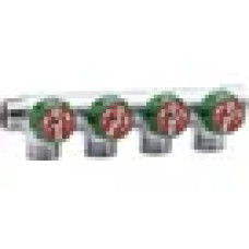 SMB-6849-011204 STOUT Коллектор регулирующий 1 , 4 отвода 1/2  плоское уплотнение