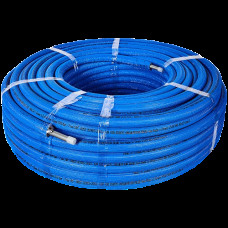 SPI-0004-001622 STOUT 16х2,2 (бухта 100 метров) PEX-a труба из сшитого полиэтилена с кислородным слоем, серая в теплоизоляции (синяя)(цена за 1 метр)
