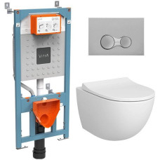 Унитаз подвесной Vitra Sento Rim-Eх 9830B003-7211 (с сиденьем)