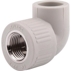 Wavin Ekoplastik Угольник ПП с внутр.резьб. 25x3/4" [SKOI02525X]