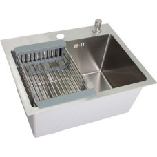 Кухонная мойка Wisent WS-35044/GER013 (с сифоном, дозатором и коландером)