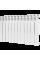 Алюминиевый радиатор ROMMER Plus 500 12 секций (RAL9016)