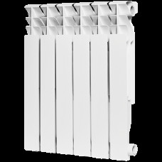 Алюминиевый радиатор ROMMER Plus 500 6 секций (RAL9016)