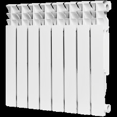 Алюминиевый радиатор ROMMER Plus 500 8 секций (RAL9016)