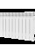 Биметаллический радиатор ROMMER Profi BM 500 (BI500-80-80-150) 10 секции (RAL9016)