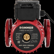 Насос циркуляционный фланцевый ROMMER RPF трехскоростной 32-60F 220V, RPF-0001-3260220