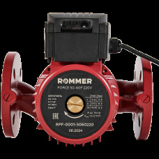 Насос циркуляционный фланцевый ROMMER RPF трехскоростной 50-60F 220V, RPF-0001-5060220