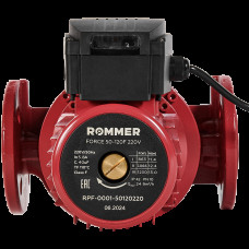 Насос циркуляционный фланцевый трехскоростной ROMMER 50-120F 220V, RPF-0001-50120220