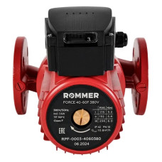 Насос циркуляционный фланцевый трехскоростной ROMMER RPF 40-60F 380V, RPF-0003-4060380