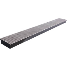SCN-1100-0824200 STOUT Конвектор внутрипольный SCN 80.240.2000 (Решётка роликовая,алюминий)