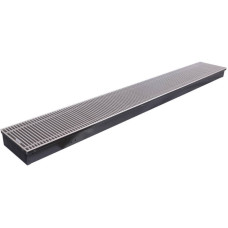 SCQ-1100-0724175 STOUT Конвектор внутрипольный SCQ 75.240.1750 (Решётка роликовая,алюминий)