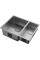 Кухонная мойка ZorG Zerox 58-2 U / IF-R Steel