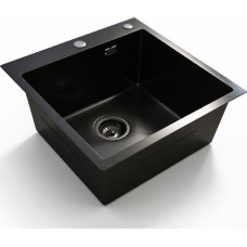 Кухонная мойка Blantek LS-5050STB Stone texture black