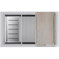Кухонная мойка Paulmark Lumi-Multi Sink 74 UNI LU-MULTI 74-WH (белый)