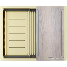 Кухонная мойка Paulmark Next-Multi Sink 54 UNI PM785445-LG (светлое золото)
