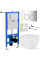 Унитаз подвесной Roxen StounFix Slim 550013