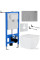 Унитаз подвесной Roxen StounFix Slim 566036