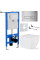 Унитаз подвесной Roxen StounFix Slim 592045