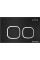 Унитаз подвесной Roxen Porto One Rimless 6 в 1 StounFix Slim 545591 (кнопка: черный матовый)